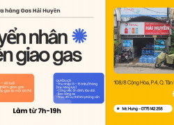 Nhân viên giao gas Quận Tân Bình