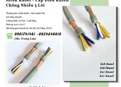 Cáp điều khiển 3x0.5/3x0.75/3x1.0/3x1.5 - Altek Kabel
