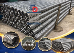 Ống Thép Chôn Bê Tông (hộp chờ thép SS400/ống ruột gà sắt/ống bê tông) cấp cho dự án số lượng lớn giá tốt