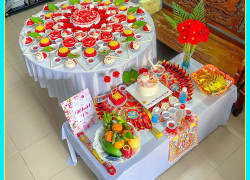 Bí Ẩn Đằng Sau Gạo Muối Trong Mâm Cúng Mụ Truyền Thống