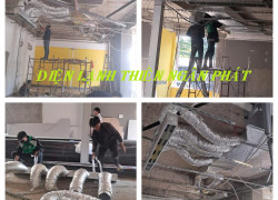 Lắp đặt máy lạnh giấu trần nối ống gió cho nhà xưởng