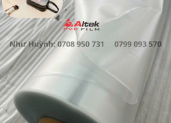 màng nhựa dẻo đục mờ - may túi mỹ phẩm