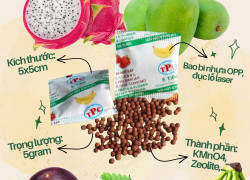 Gói hút Ethylen Thịnh Phong ngăn chặn trái cây chín sớm , giữ tươi lâu hơn