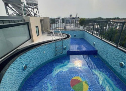 HƠN 9 TỶ- BIỆT THỰ  CAO CẤP CÓ HỒ BƠI- THANG MÁY- NGANG 7 x 14- ĐƯỜNG NGUYỄN HỮU THỌ- GÀN KDC ZEIT REVER.