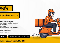 Tuyển Nhân viên giao hàng Quận 6