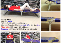 Cần bán giường gấp văn phòng model GX05, phù hợp dân văn phòng, sinh viên hoặc dùng tại nhà.