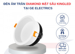 Đèn LED âm trần Diamond mặt sâu Kingled tại GE Electrics