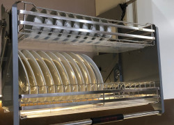 Kệ bát đĩa nâng hạ di động thông minh TaKing, chất liệu INOX 304 cao cấp, chắc chắn, bền đẹp, an toàn sử dụng.