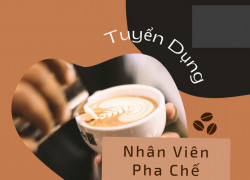 TH coffee tuyển nhân viên pha chế có nhiều ca làm phù hợp ,làm tại Q1
