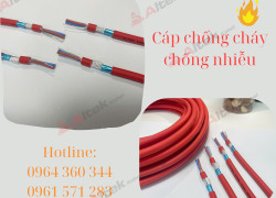 Cáp tín hiệu chống nhiễu chống cháy 2x1.0mm2 giá tốt