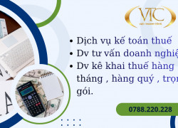 dịch vụ kế toán thuế, quyết toán thuế giá rẻ