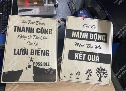 Nhận khắc laser trên gỗ, khắc laser gỗ giá rẻ