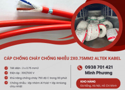 Cáp chống cháy chống nhiễu 2x0.75mm² Altek Kabel - Báo giá, ứng dụng mới nhất 2026