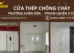 Cửa thép chống cháy tại Phường Xuân Hòa