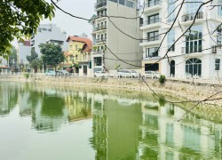 bán nhà mặt hồ, 130m, MT 6.5m, ôtô tránh full thổ cư