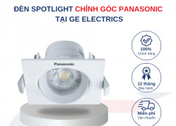 Đèn âm trần Spotlight chỉnh góc Panasonic tại GE Electrics