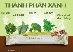 Giải nhiệt cơ thể, tạm biệt nóng trong người với bột rau củ