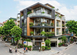 BÁN BIỆT THỰ LÀNG VIỆT KIỀU CHÂU LÔ GÓC 130M2 MẶT TIỀN 28M Ô CHỜ THANG MÁY - KINH DOANH 30 TỶ