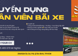 Tuyển 2 Nv Nam Bãi Xe Tphcm Không Yêu Cầu Kn