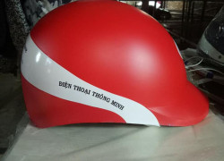 Mũ bảo hiểm in logo theo yêu cầu