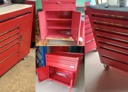 Tủ đồ nghề 6 ngăn kéo 1 cánh kết hợp bảng treo