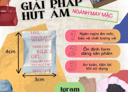 Gói hút ẩm có giúp quần áo giữ form, không bị mốc khi đi xa?