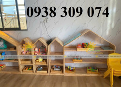 Kệ montessori, kệ gỗ mầm non nhiều mẫu chất lượng cao