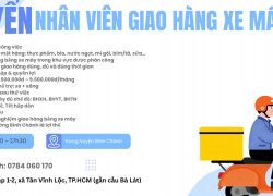 TUYỂN NV GIAO HÀNG XE MÁY BÌNH CHÁNH
