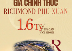 ✨ CÔNG BỐ GIÁ CHÍNH THỨC RICHMOND PHÚ XUÂN ✨