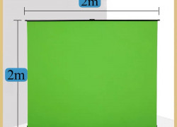 Khung treo phông xanh chữ X di động 200x200cm – Setup livestream cực nhanh