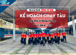 Kế hoạch tăng cường tàu dịp lễ 30/4 – 1/5/2026