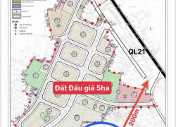 Nhanh chóng lô đất 100m2 gần Quốc Lộ 21, khu vực trung tâm Hòa Lạc. Phù hợp xây trọ, đầu tư sinh lời, kết nối Metro 5 –