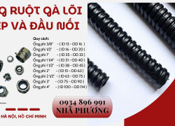Chuyên Ống Ruột Gà Lõi Thép Bọc PVC Cho Dự Án Tại Cần Thơ, Bình Dương, Long An