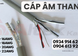 Cáp tín hiệu âm thanh chống nhiễu 18AWG Altek Kabel - phân phối HCM, ĐN
