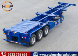 Rơ mooc xương 3 trục 40 feet THACO 8 và 12 khóa