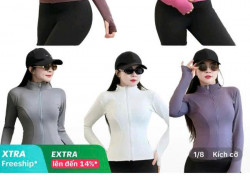 ÁO KHOÁC NỮ TẬP GYM, YOGA, THỂ THAO NGOÀI TRỜI