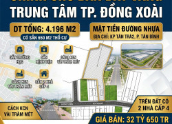 Bán gấp lô đất vàng 4196m2 - 650m2 thổ cư mặt tiền nhựa tttp đồng xoài. lh:0985962304.