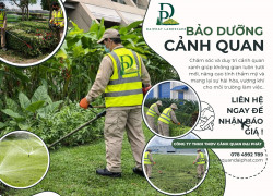 DỊCH VỤ CHĂM SÓC CÂY XANH – VỆ SINH CẢNH QUAN ĐỊNH KỲ KCN NHƠN TRẠCH, ĐỒNG NAI