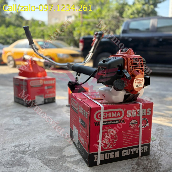 Máy cắt cỏ đeo vai 2 thì Oshima 553 RS 2.3kw giá rẻ