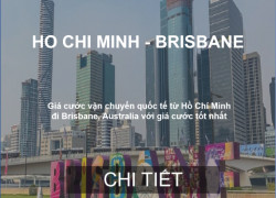 Giá Cước Vận Chuyển Từ Hồ Chí Minh Đến Cảng Brisbane, Australia