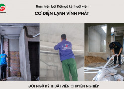 Đơn vị chuyên nhận thi công ống đồng máy lạnh – Lắp đặt đường ống đồng âm tường