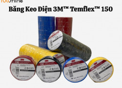 BĂNG KEO ĐIỆN 3M™ TEMFLEX™ 150 – CÁCH ĐIỆN AN TOÀN, BÁM DÍNH VƯỢT TRỘI