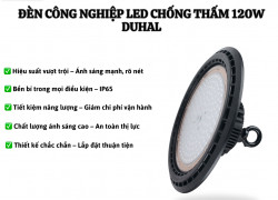 ĐÈN CÔNG NGHIỆP LED CHỐNG THẤM 120W Duhal