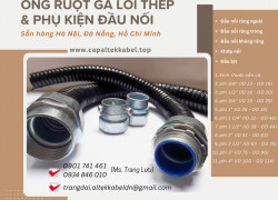 Ống ruột gà lõi thép phi ½, phi ¾, phi 1 sẵn Hà Nội, Đà Nẵng, Sài Gòn
