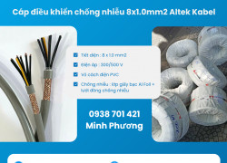 Cáp điều khiển chống nhiễu 8x1.0mm2 – Báo giá mới nhất, hàng chính hãng