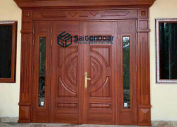 CỬA CHÍNH THÉP VÂN GỖ – SANG TRỌNG, AN TOÀN, BỀN ĐẸP