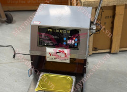Máy dán miệng hộp vuông bán tự động Turbo PM150 giá rẻ
