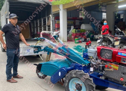 Máy xới đất ngồi lái GL91 - D15 gió đề giá rẻ