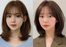 Tóc nữ ngắn mặt tròn cực xinh cho mua hè