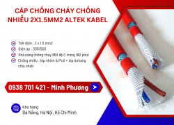 Cáp chống cháy chống nhiễu 2x1.5mm2: Báo giá & ứng dụng mới nhất 2026
